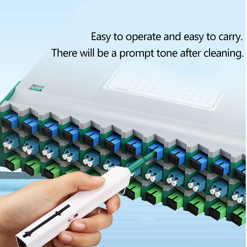 Новые инструменты для очистки волоконного коннектора, 800 раз, LC SC FC 1,25 2,5 мм, ручка для очистки волокна, набор стиков для оптического адаптера