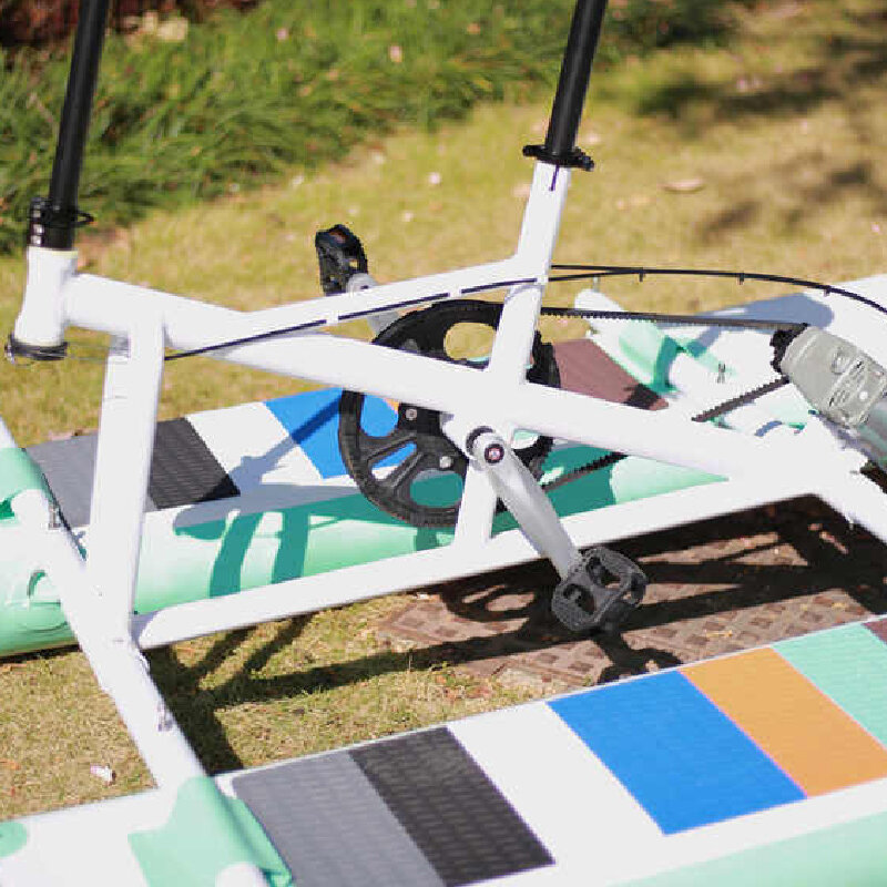 알루미늄 합금 바디 워터 페달 보트 안전 부표, 야외 자전거 호수 놀이 장비