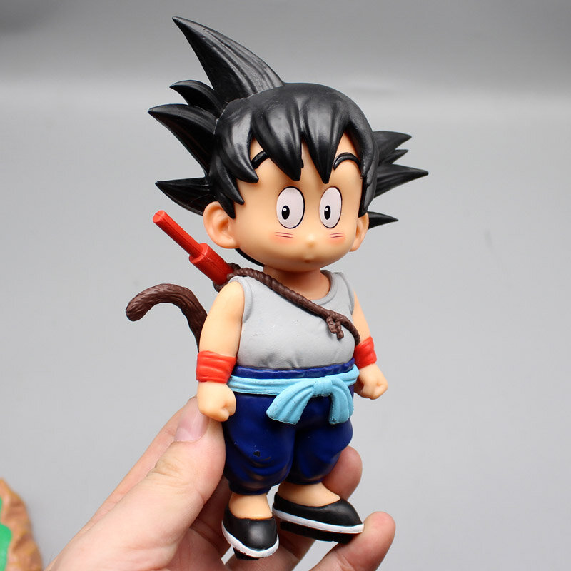 Figurine Dragon Ball Son Goku Dbz Tiger Skin Goku pour enfants, 17cm, Kawaii Manga Anime, figurine d'action, modèle de statue, beurre, cadeau jouets
