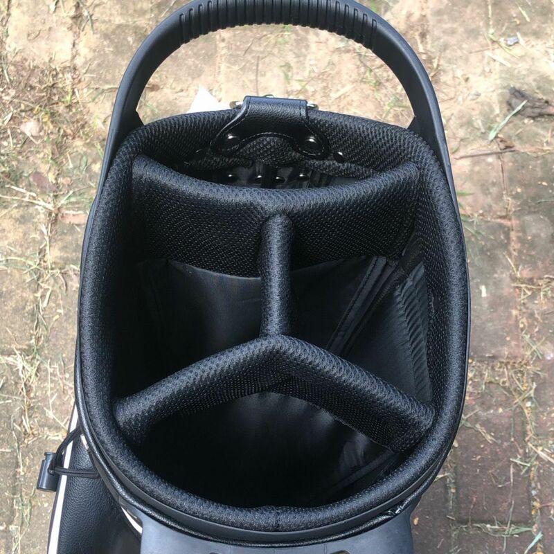 Grande capacidade Golf Club Bag, Unisex carrinho impermeável saco, saco preto leve, novo, 2024