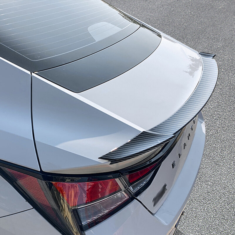 Auto Hinten Stamm Deckel Lip Body Kit Spoiler Flügel Für Hyundai Elantra CN7 2021 2022 Sport Styling Carbon Tuning Außen zubehör