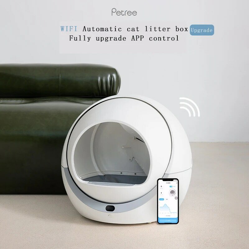 APP WIFI control Intelligent Self-Cleaning for big pet Cats toilet fully enclosed smart Cat litters box Automatic