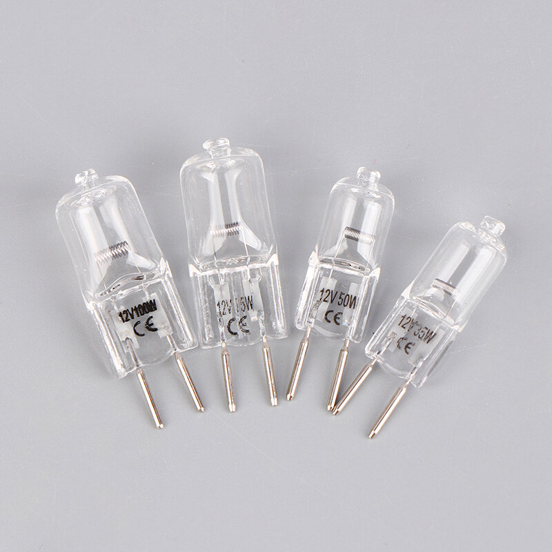 12V GY6.35 Halogen Lamp Beads 35W 50W 75W 100W Microscope Accessory For Aromatherapy Lamp Crystal Lamp Projector 2pin Bulb