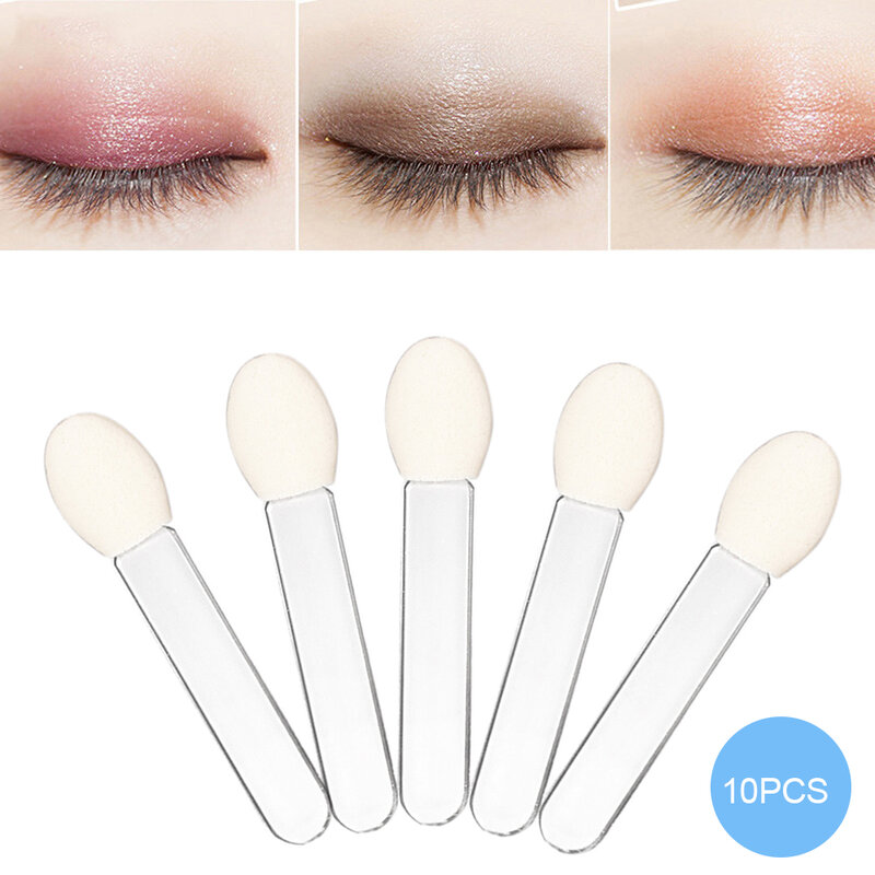 WholesaleMakeup Double-end Eye Shadow Eyeliner Brush Sponge Applicator Tool Cosmetic Eyeshadow Brush Makeup Tool