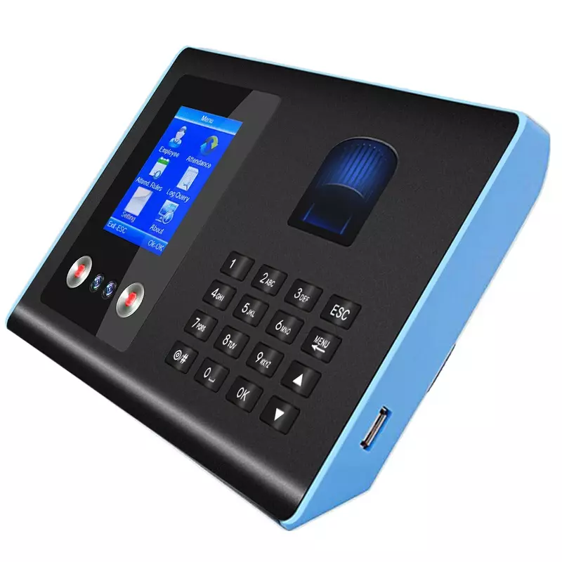 Easy to Use Biometric Facial Time Attendance Machine with Face and Fingerprint Recognition