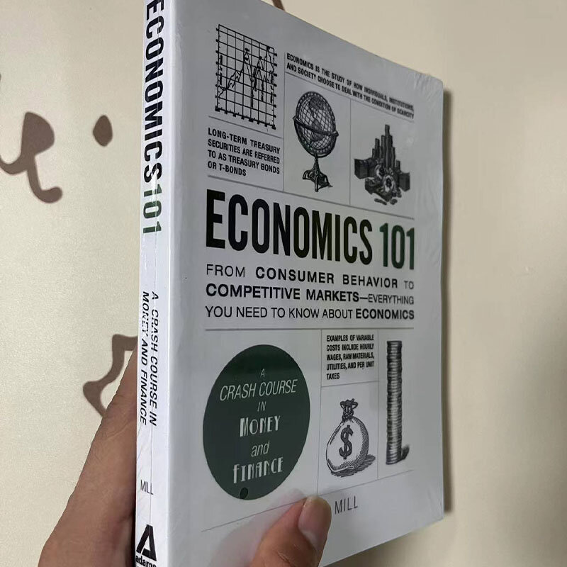 Libro económico 101, de Jimmy Mill, desde el comportamiento del consumo hasta los mercados competitivos, un curso de choque en dinero y finanzas, económico 101