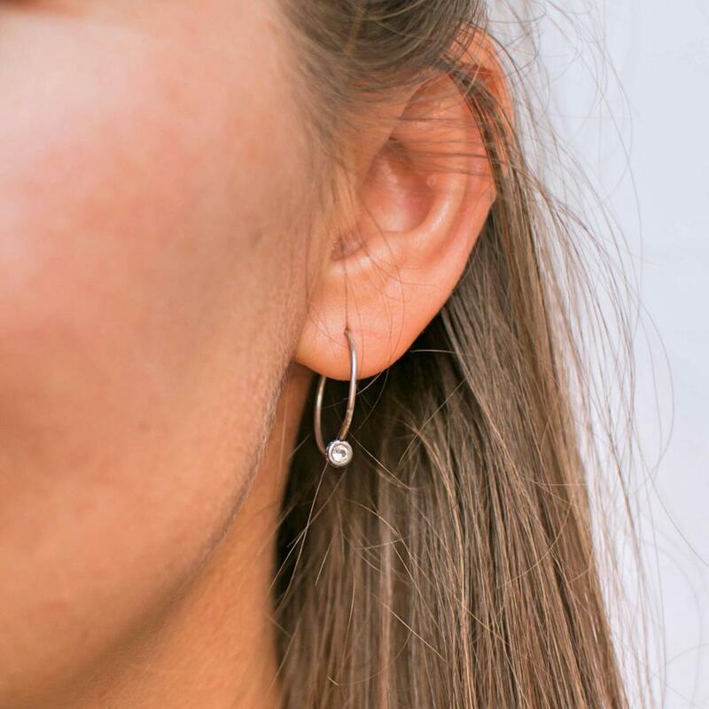 E-Manco orecchino a bottone in stile coreano per le donne orecchino in acciaio inossidabile estate semplice orecchino gioielli di moda