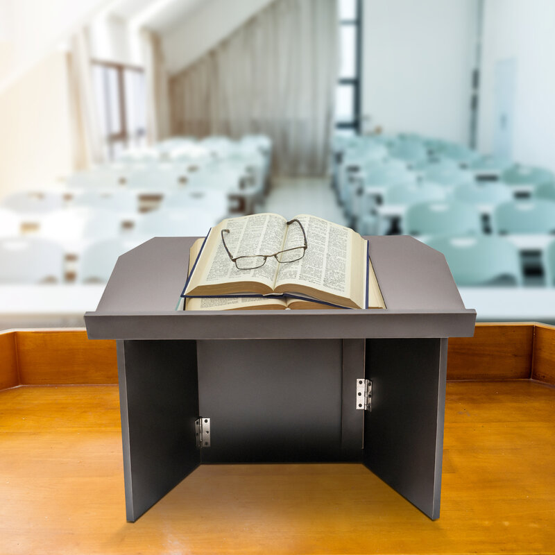 Podium de table pliable, podium de présentation portable, support de livre de pupitre pour la lecture dans les églises, les restaurants et les salles de classe