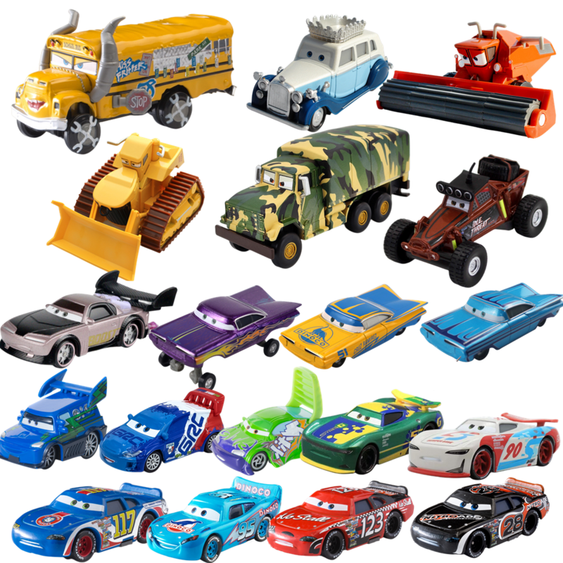 Samochody Disney pixar 3 zabawki zygzak McQueen Matt Jackson sztorm Ramirez z 1:55 stopu Pixar samochód odlewanie kokilowe metali zabawka dziecięca na prezent