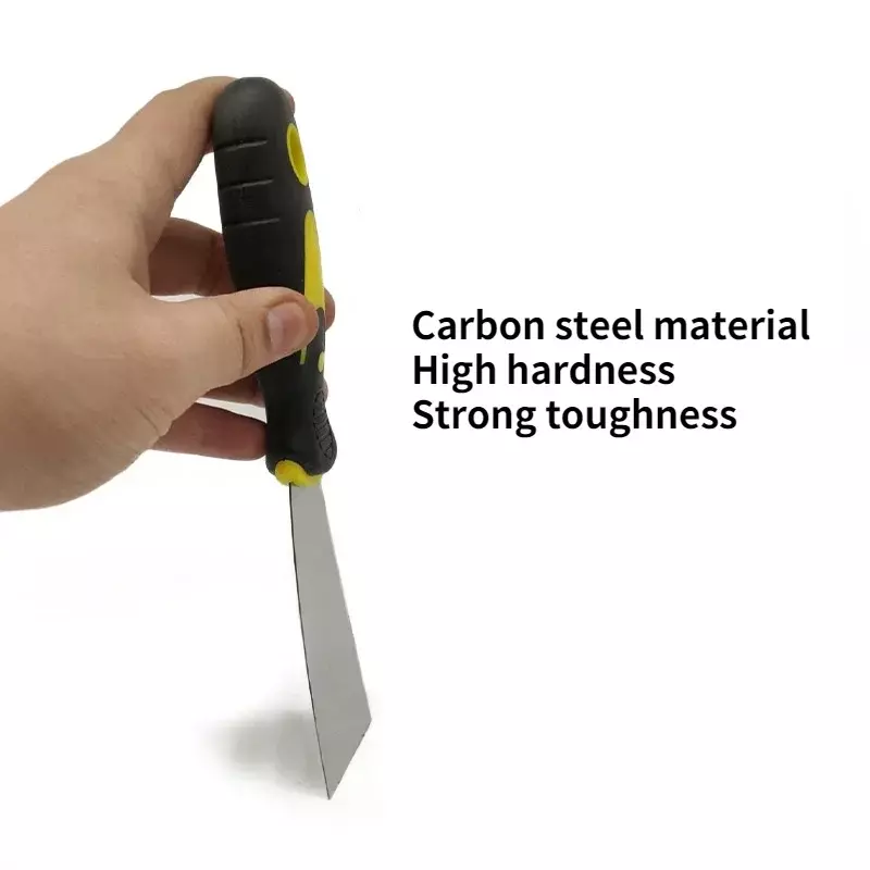 Putty Knife de aço inoxidável com cabo de madeira Espátula de enchimento Papel de parede Stripper Pá de gesso Ferramenta de construção