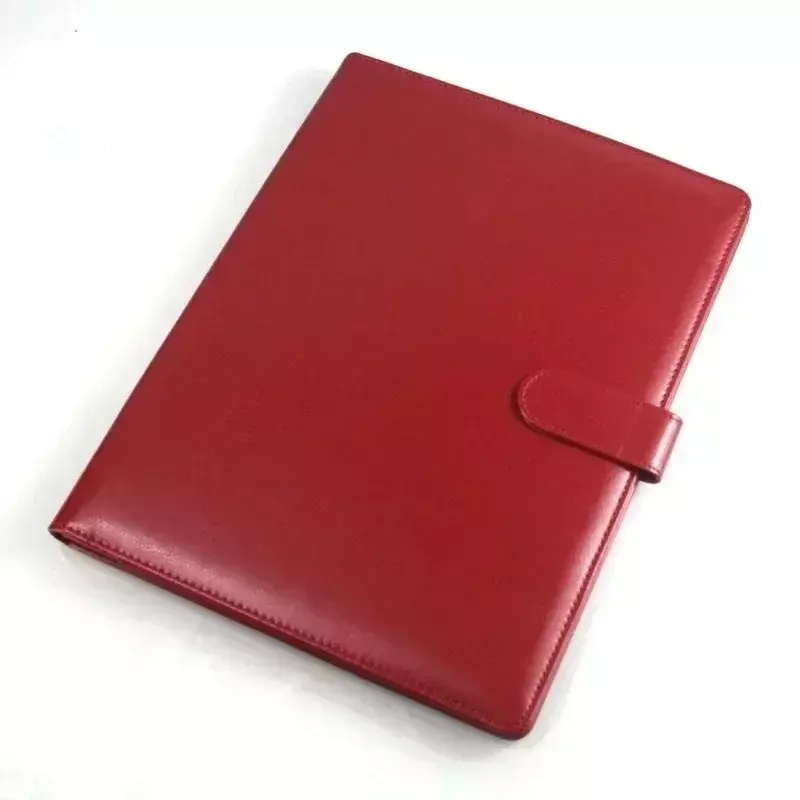 Simple Folder konferensi A4, alat tulis bisnis kulit PU Folder berkas kontrak kantor sekolah perlengkapan penata meja