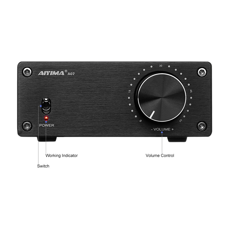 AIYIMA-Amplificador DE POTENCIA TPA3255, altavoz estéreo con Bluetooth, A07 PRO, A07, 2,0, Amplificador HiFi, 300Wx2