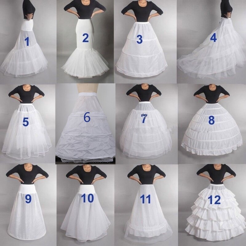Petticoat Crinoline Slips Hoop Skirt Vintage  Underskirt for Gown Dress