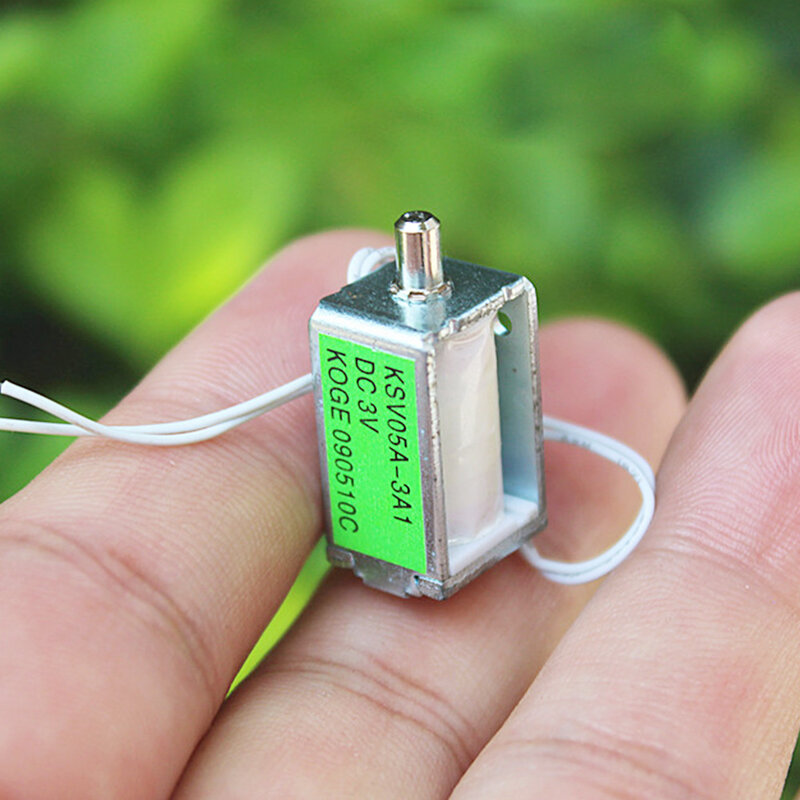 Mini Magneetventiel Normaal Open N/O Dc 3V-5V Mini Uitlaat 1-Positie 1-Weg Elektrische Air Schakelaar Voor Elektronische Monitor