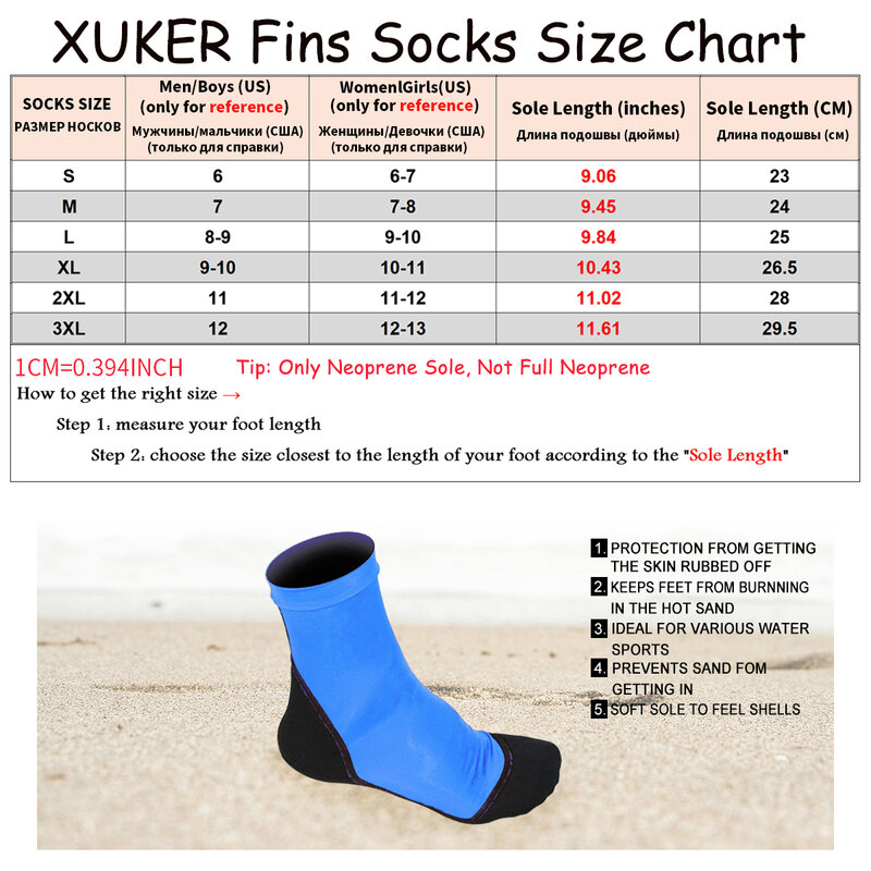 Neopren Fin Socken für Sand Beach volleyball Fußball dünne Polyester Obermaterial 1,5mm Neopren Sohlen Sonnenschutz Wassers chuhe