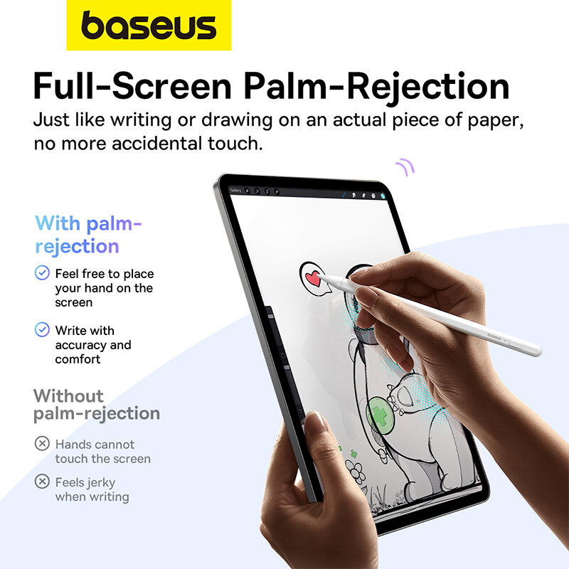 Baseus Stylus Pen For iPad Air 4 5 For ipad 6 7 8 9 10 For ipad pro 2 3 4 6 For iPad Mini 5 Palm Rejection Magnetic suction