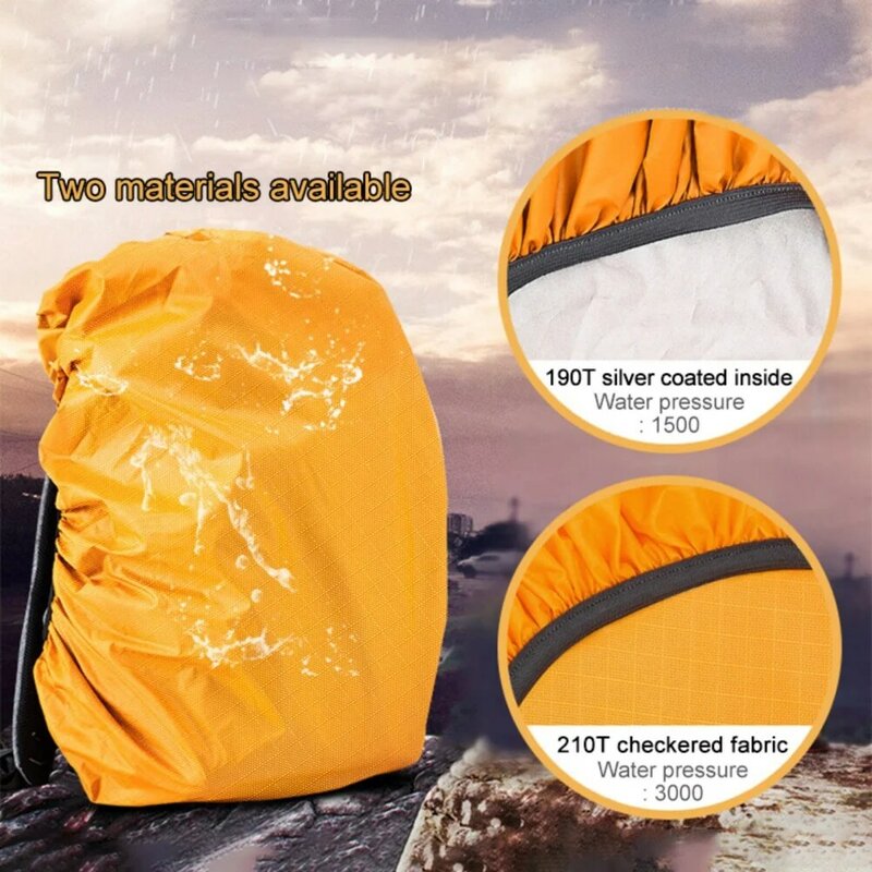 15l-85l Waterdichte Vistuig Tassen Cover Draagbare Opvouwbare Blootstelling Aan De Zon-Stofdichte Opvouwbare Anti Regen Rugzakhoezen Voor Buiten