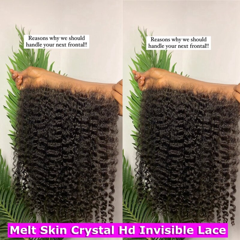 13x6 HD Lace Frontal Only Deep Wave 13x4 Full Frontal Invisible HD Lace Closure Only Virgin Hair For Woman Melt Skin Pre Plucked