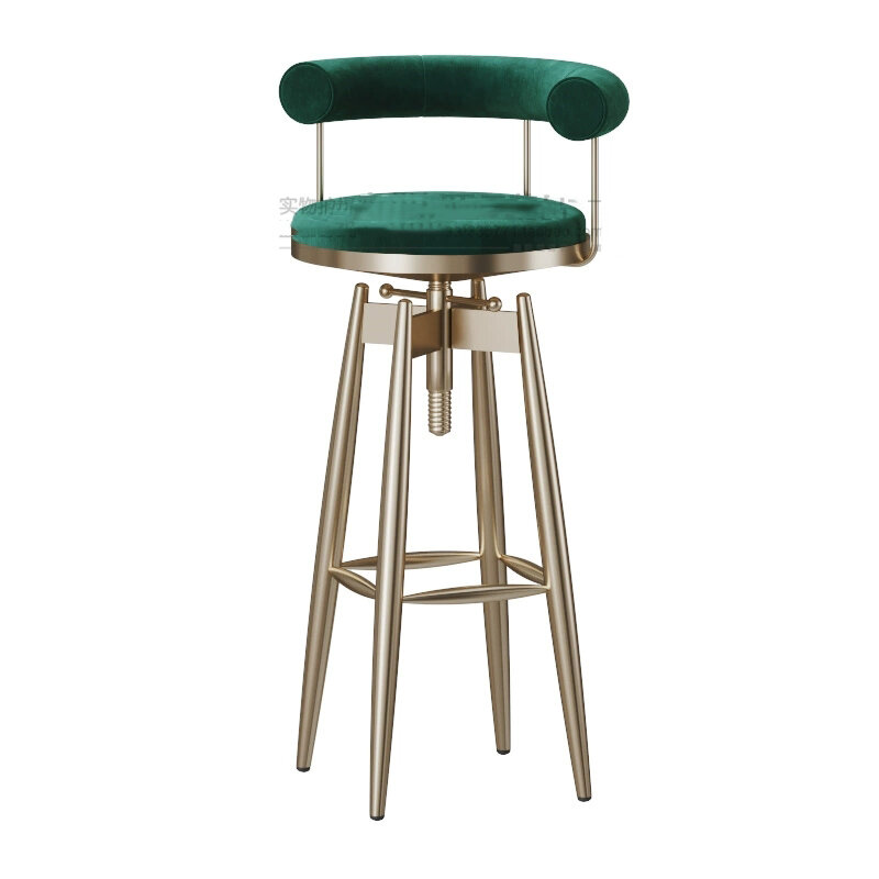 Relaxing Modern Bar Chairs Round Ergonomic Counter Stool Designer Bar Chairs Living Room Party Taburetes Alto Home Decoration