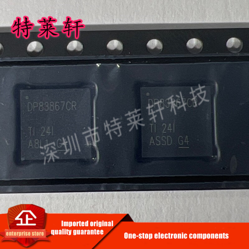 Chipset Ethernet, DP83867CRRGZR, DP83867CRRGZT, DP83867CR, VQFN-48, Original, Novo