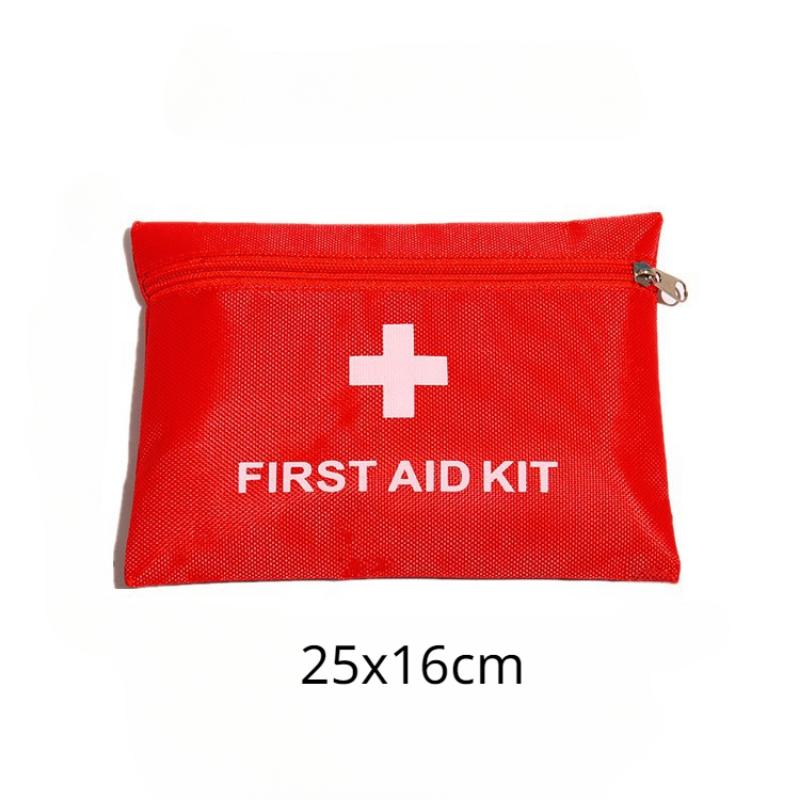 1pc Empty Portablle First Aid Kit Household Medicine Pills Bandages Storage Bag Case Zipper Emergency Medical Kit