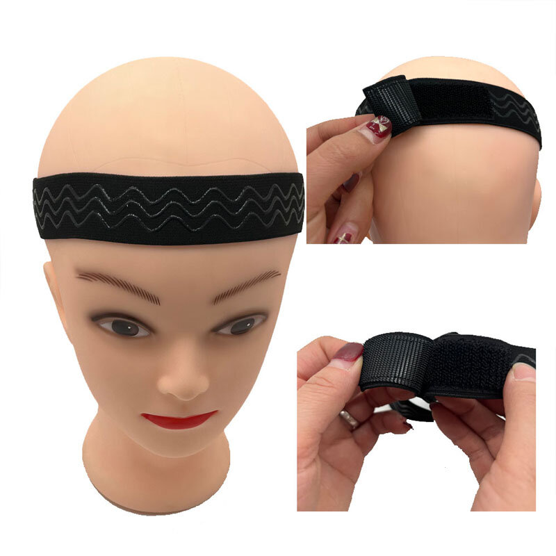 Fashion Headband Non-slip Elastic Band For Wig Edges For Lace Frontal Melt Edge Laying Band Hair Accessories