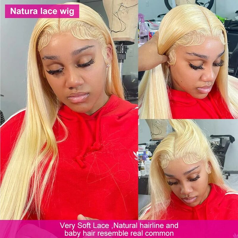 613 Lace Frontal Wig Blonde Lace Front Wig Human Hair Straight Lace Human Hair Wigs For Black Women 30 Inch Hd Lace Frontal Wig
