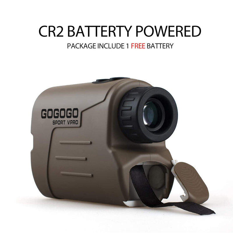 Gogogo Sport Vpro 1000m Laser Rangefinder for Hunting Golf Range Finder 6X Telescope Speed Slope Flaglock Measurement Tool GS03D