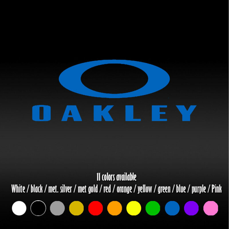 6 "für Oakley gestanzte Laptop Stoßstange Auto Fenster Vinyl Aufkleber Aufkleber Persönlichkeit