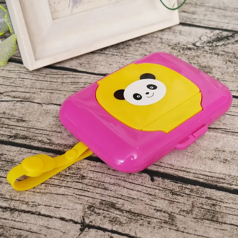 2024 New Portable Baby Wipe Case Box passeggino Kids Wet Wipe Dispenser custodia da viaggio scatole di fazzoletti accessori da viaggio decorazioni da tavolo