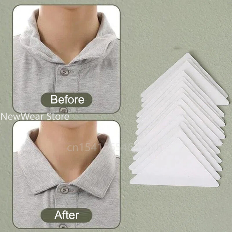 30/50 stücke Kragen aufkleber fester Hemdkragen unterstützen stereotype Aufkleber für den einfachen Gebrauch Einweg kragen kräuseln oder verziehen sich nicht