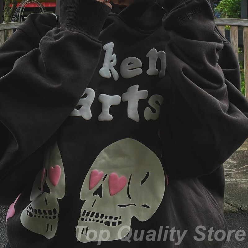 Harajuku new skull print felpe con cappuccio top popolare felpa donna Goth Streetwear grunge goth felpa con cappuccio oversize vestiti Y2k vestiti