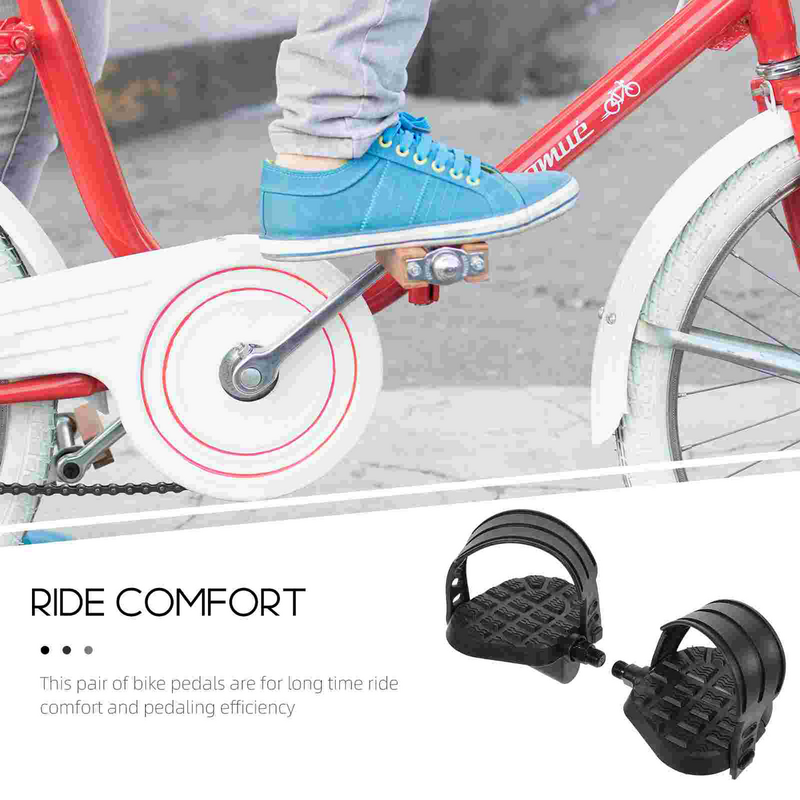 Pédales de vélo d'intérieur en plastique, accessoires d'exercice physique