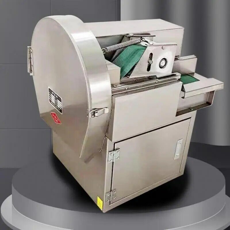 เครื่องที่ตัดผักผักชีฝรั่งอัตโนมัติปรับความหนาได้120-350กิโลกรัม/ชั่วโมงเครื่องที่ตัดผักผักกาดหอมก้านใบ