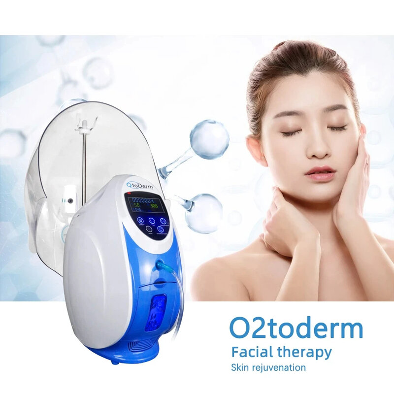 Máquina Facial portátil para terapia de oxígeno, equipo de rejuvenecimiento de la piel antienvejecimiento, O2toderm, nuevo producto