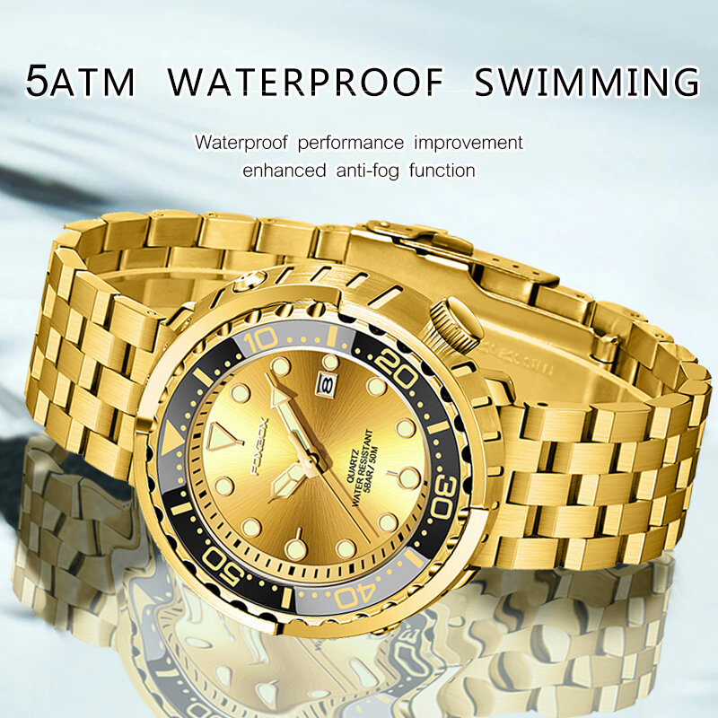 LIGE – montre de Sport pour hommes, marque de luxe, entièrement en acier, étanche, Quartz, Date