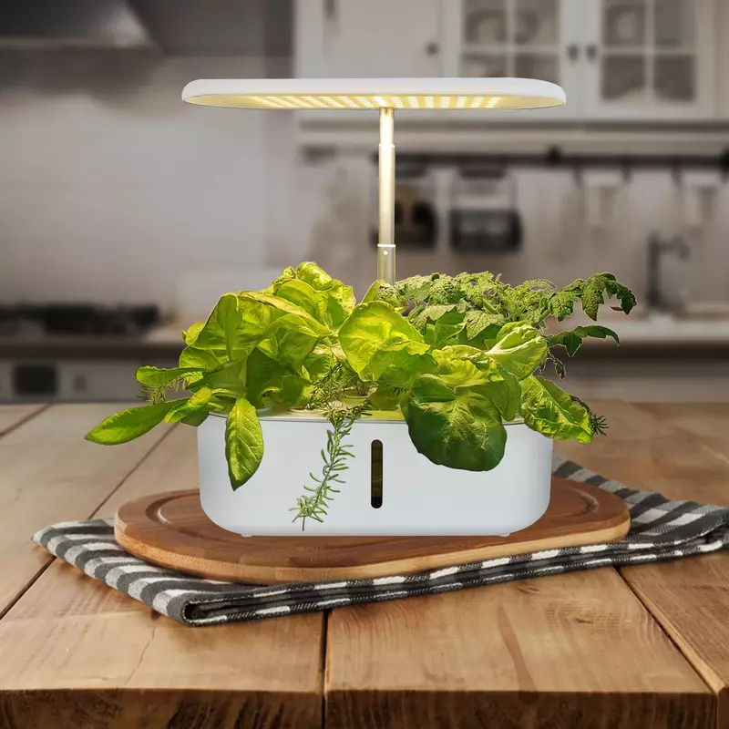 Hydroponics Growing System Vegetable and Fruit Planter Equipment Indoors LED Light Smart Hydroponic Flowerpot Garden Equipment