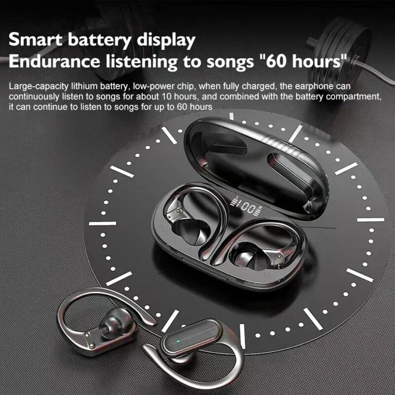 Xiaomi-A520 TWS Fones de ouvido Bluetooth, fones de ouvido sem fio, ganchos, esportes, corrida, jogo, fone de ouvido, impermeável, portátil, HiFi Earbuds