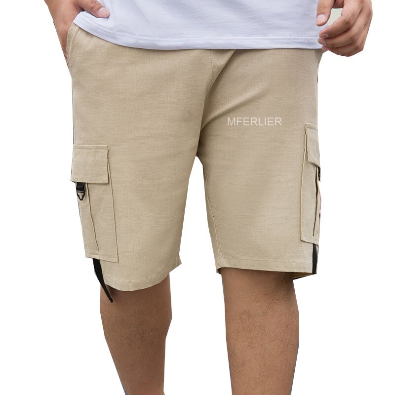 Verão 7xl 140kg oversize shorts homens 5xl 6xl estilo fino grande tamanho elástico cintura solta shorts