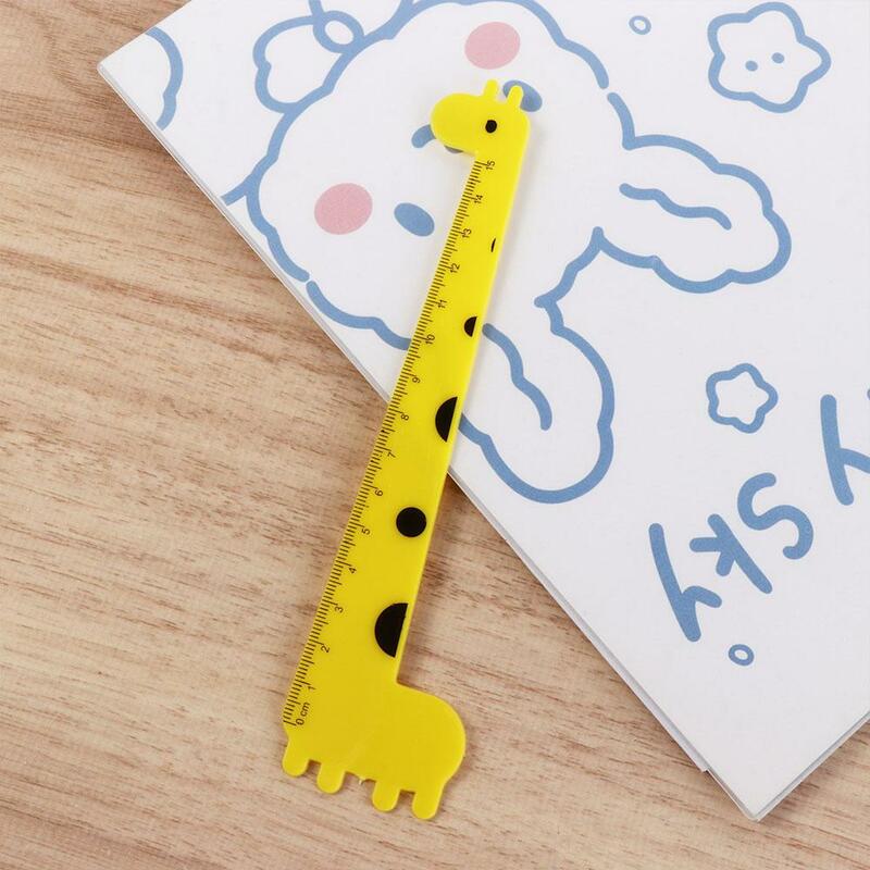 Cartoon Measuring Tool Gauging Tools Engineers Accessory Stationery Giraffe Ruler Ruler Drafting Supplies Straight Ruler