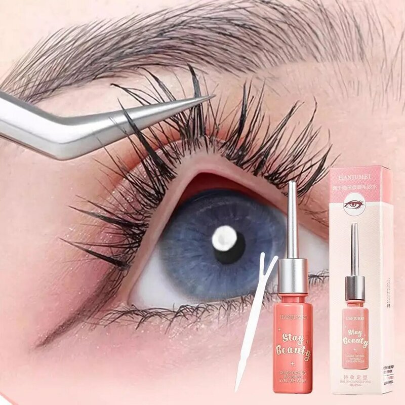 12ml Invisible False Eyelash Glue Styling Transparent Self Fake Makeup Eyelashes Extension Adhesive Natural Glue Waterproof V8Y7
