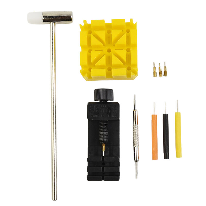 Brand New Watch Repair Tool Set Metal Professional Remover Slit 11pcs/set ABS Plastic Accessories Adjuster Tool