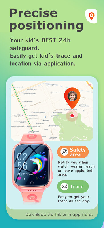 Jam Tangan Pintar Anak 4G 1000MAh SOS GPS Lokasi Panggilan Video WiFi Kartu Sim untuk Jam Tangan Pintar Anak Kamera IP67 Tahan Air Bayi