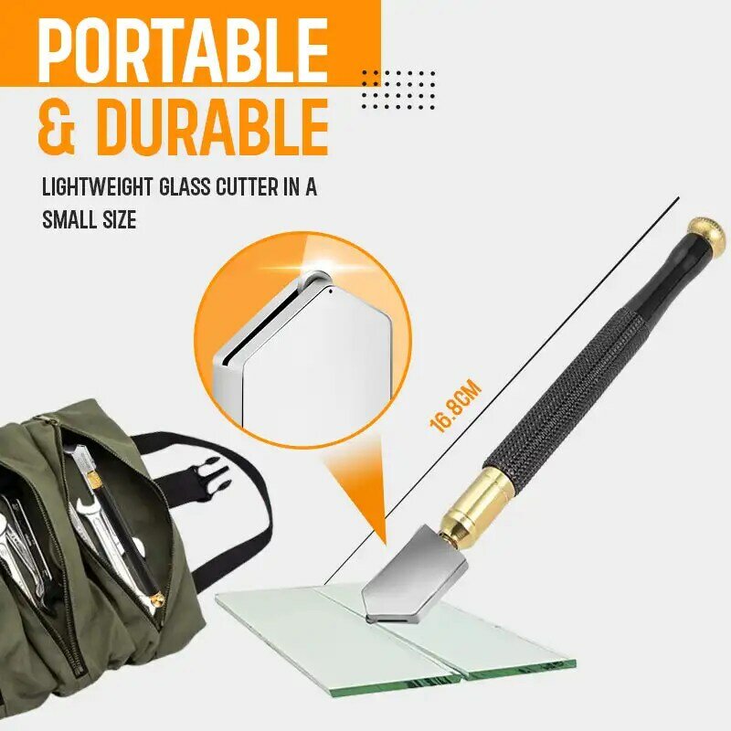 1PC Handheld glass cutter Professional Glass Tile mirror Cutting Tools hand tool With Oil Dropper Glass Cutter Set 2-20mm