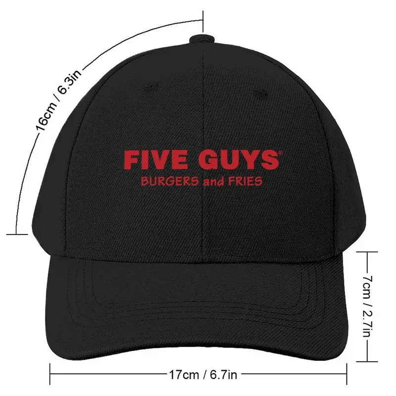 five guys restaurant logo Baseball Cap birthday Golf Cap Women's 2024 Men's
