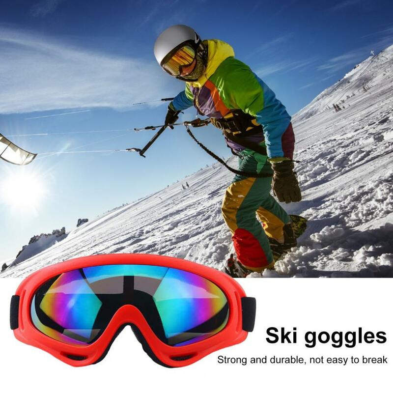 Lunettes de ski avec surface miroir pour hommes et femmes, lunettes de qualité supérieure, design anti-buée, résistant aux chocs, lunettes 506
