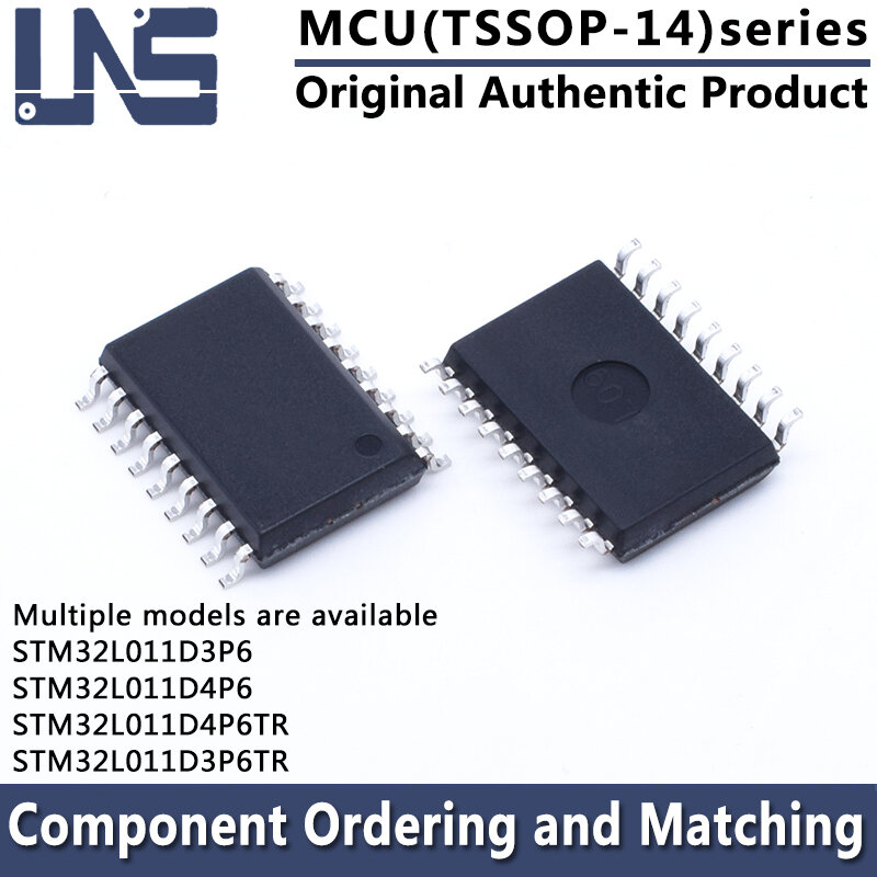 MCU TSSOP-14, STM32L011D3P6, STM32L011D3P6TR, STM32L011D4P6, STM32L011D4P6TR, 4.4mm, 1 개