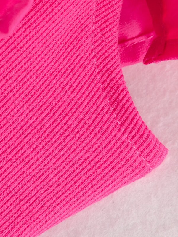 Traf Rüschen rosa Bodysuit Frauen von der Schulter Sommer Tops für Frauen geraffte sexy Frau Bodys ärmellose enge Bodysuit