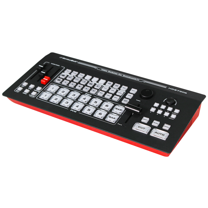 DeviceWell-conmutador de vídeo HDS7306, con llave de croma de grabación, USB 3,0, UVC, Streaming, 6 canales para vídeo en vivo