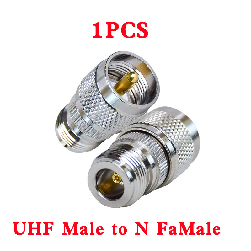 N Type Female to UHF SO239 PL-259 Female Adapter RF Coaxial Adapter Copper Connector
